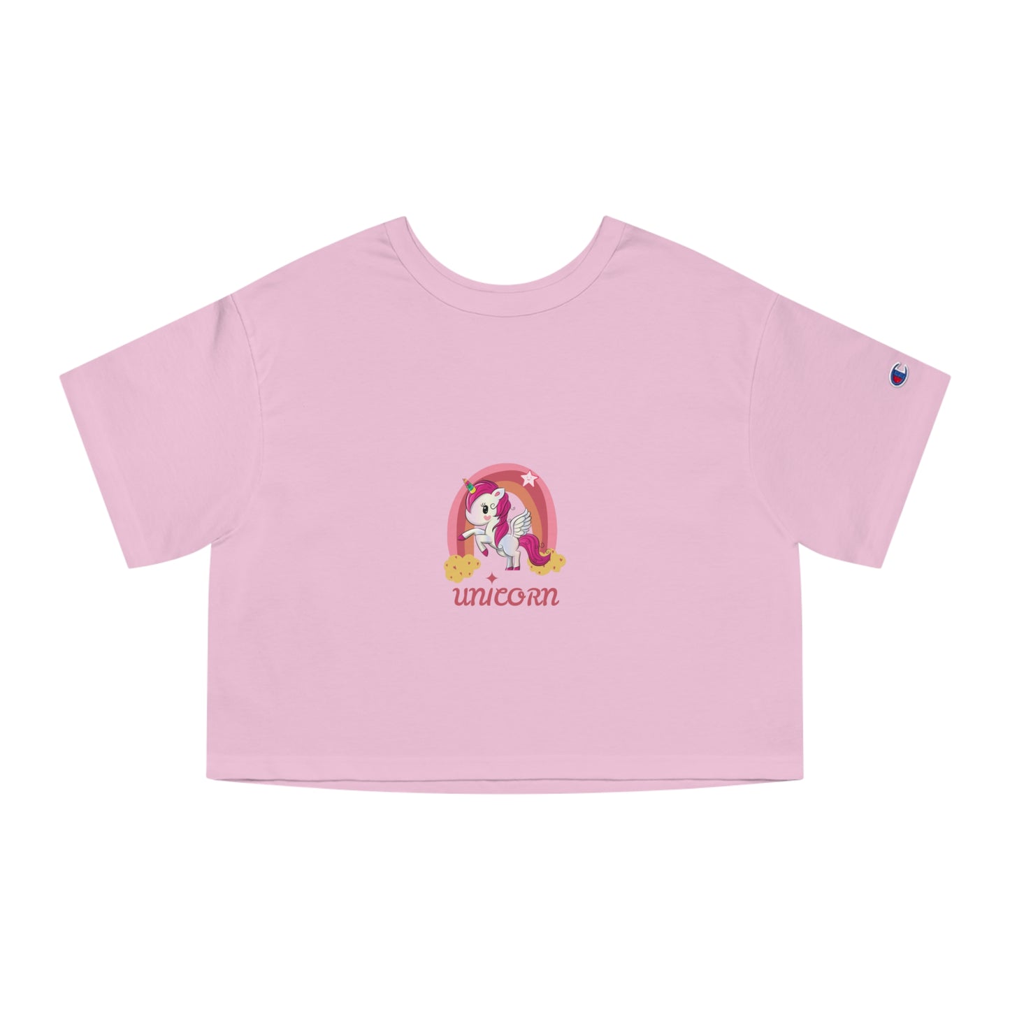 Champion Cropped T-Shirt - Unicorn