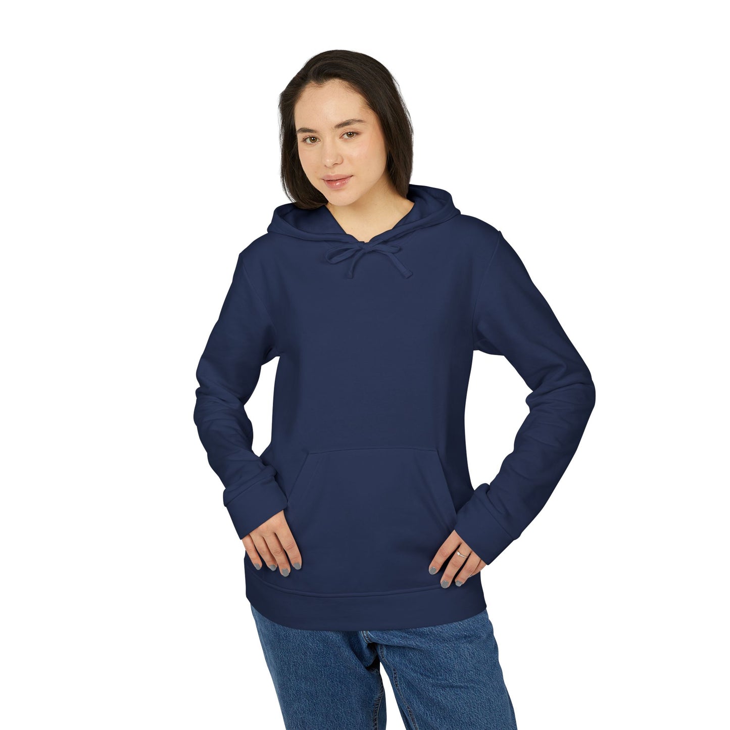 Adidas Cozy Unisex Fleece Hoodie - 'Silent star, deep soul.'