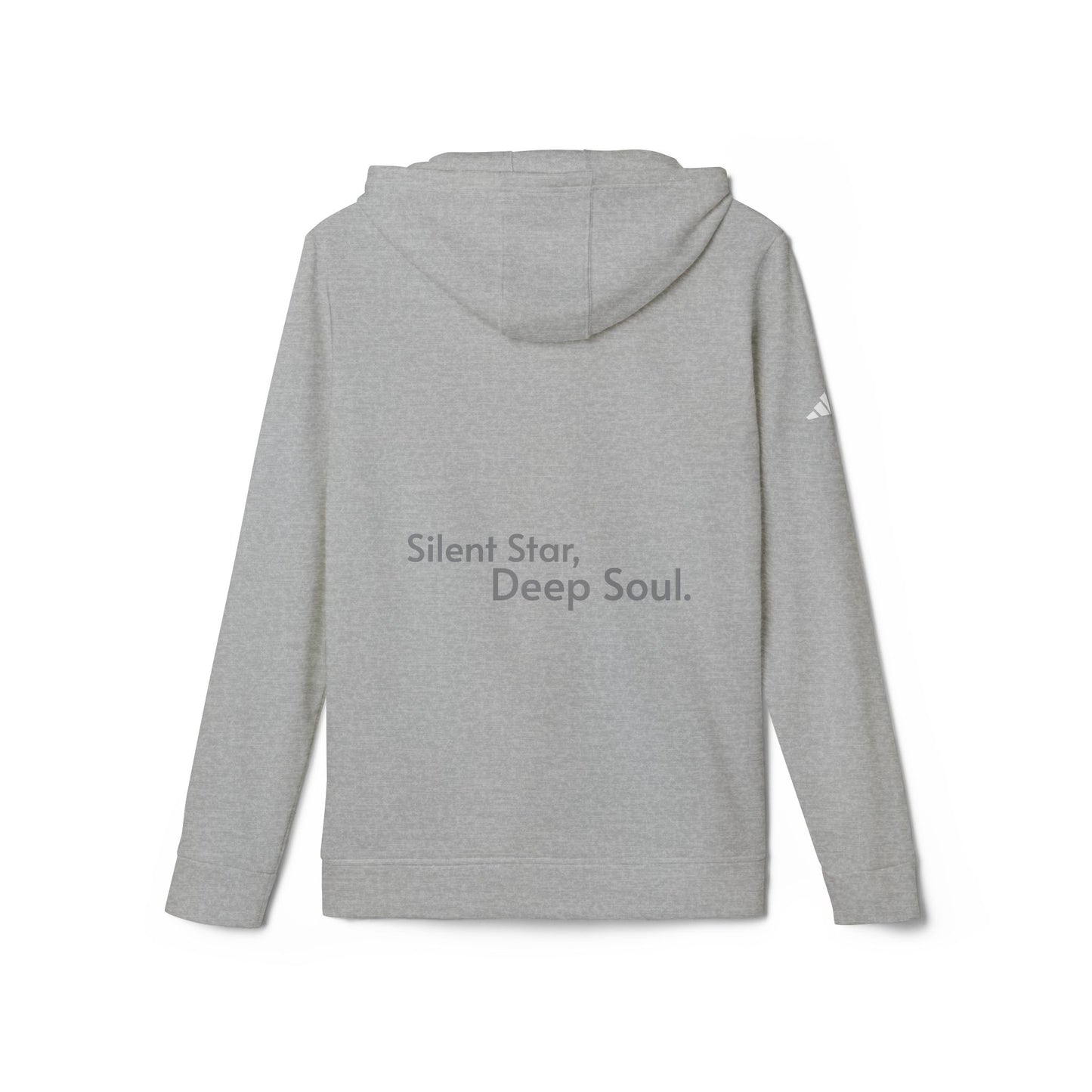 Adidas Cozy Unisex Fleece Hoodie - 'Silent star, deep soul.'