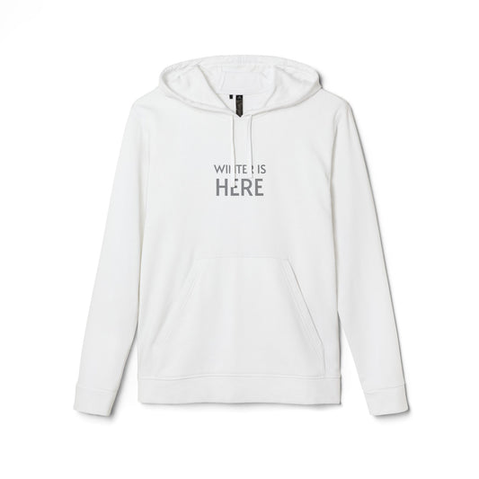 Adidas Cozy Unisex Fleece Hoodie - 'Winter Is Here'