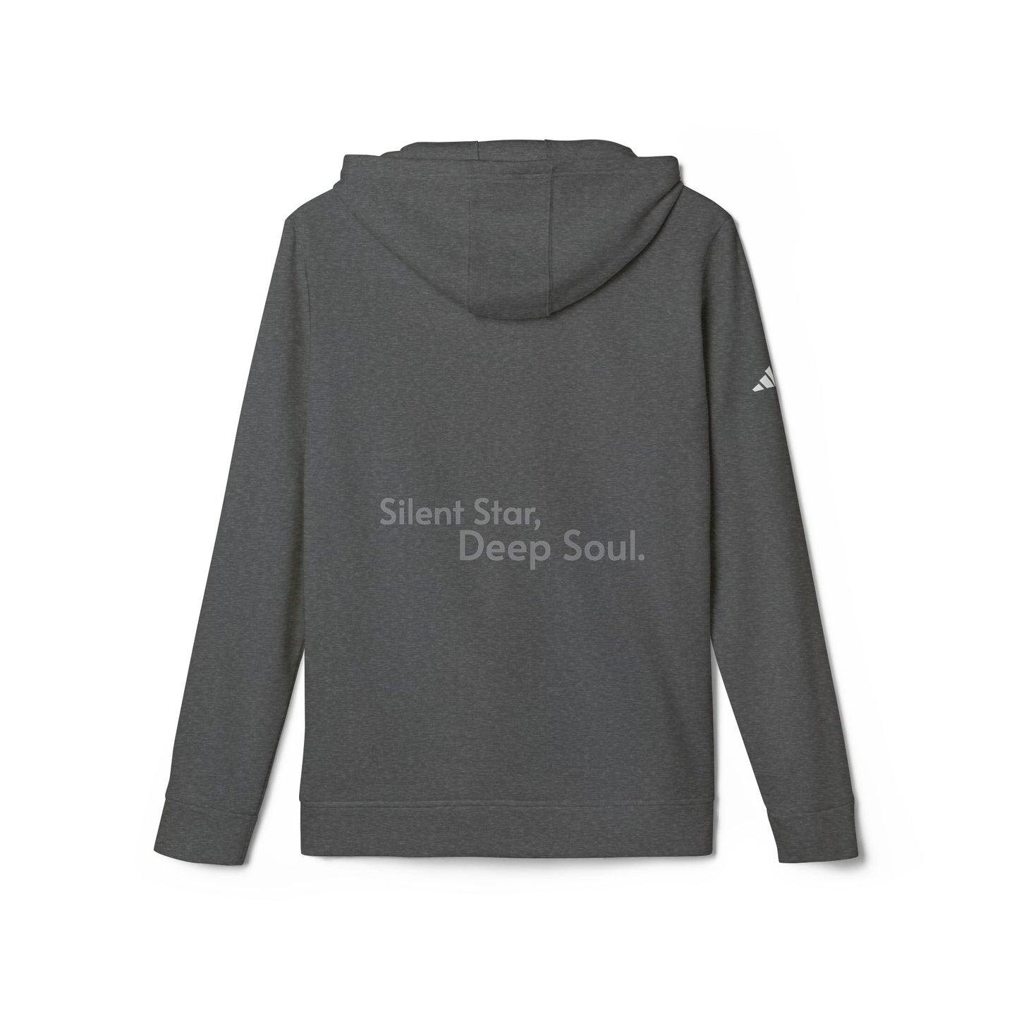 Adidas Cozy Unisex Fleece Hoodie - 'Silent star, deep soul.'
