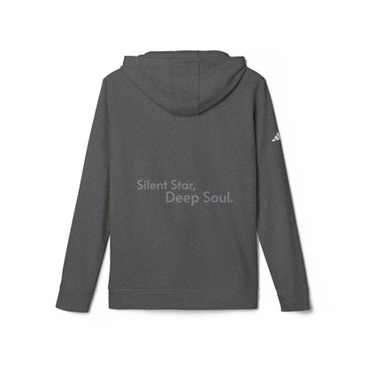 Adidas Cozy Unisex Fleece Hoodie - 'Silent star, deep soul.'