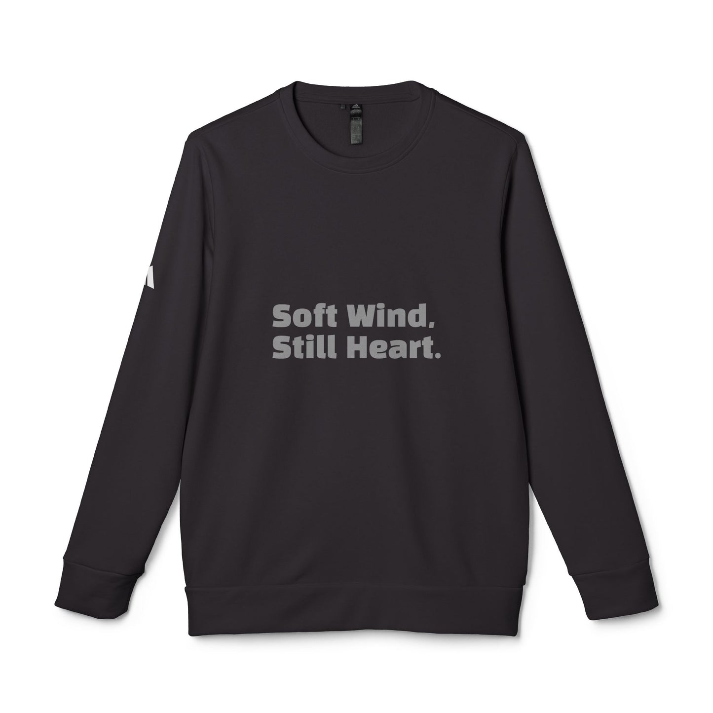 Adidas Unisex Fleece Crewneck Sweatshirt 'Soft wind, Still Heart.'
