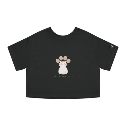 Champion Cropped T-Shirt - Cat Style