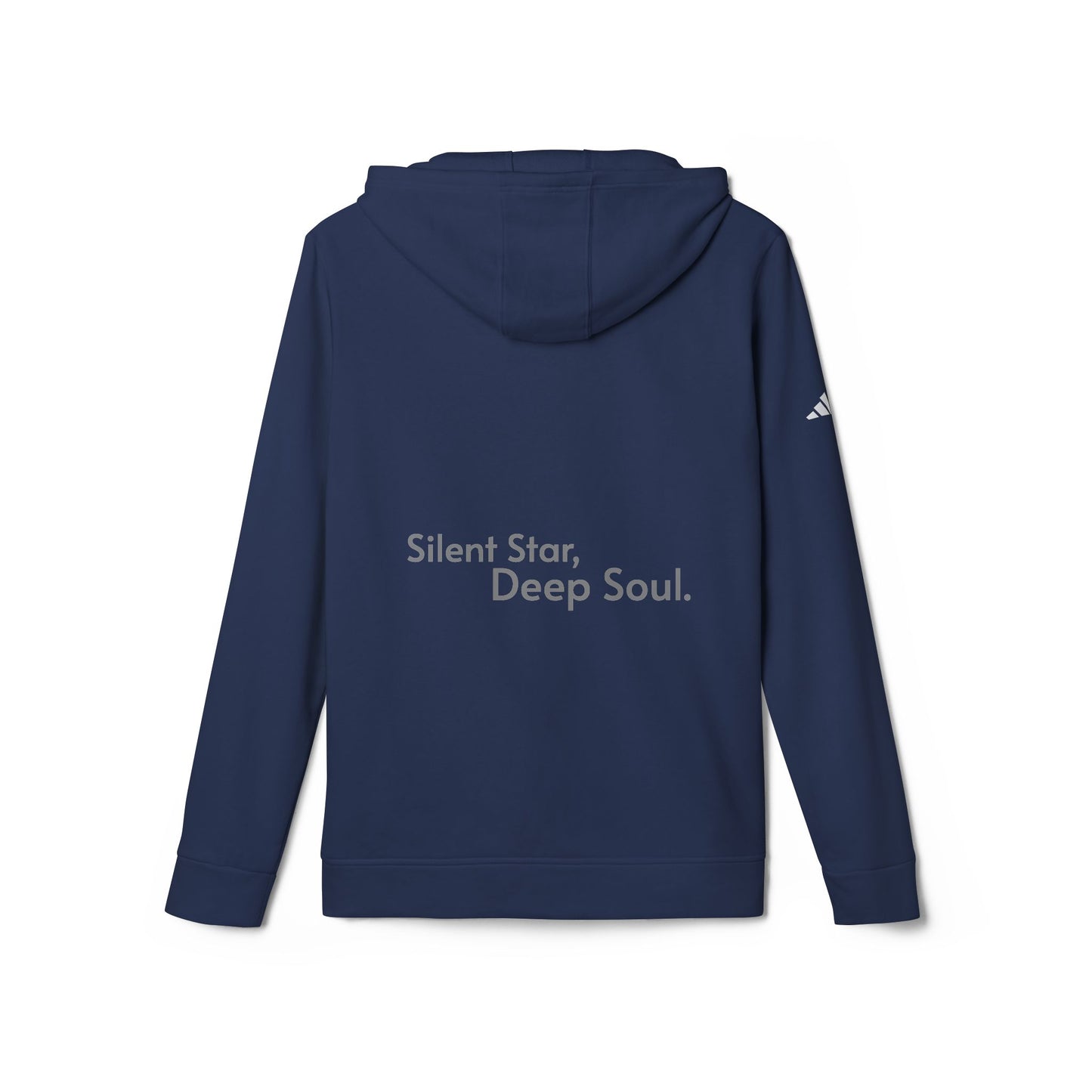 Adidas Cozy Unisex Fleece Hoodie - 'Silent star, deep soul.'