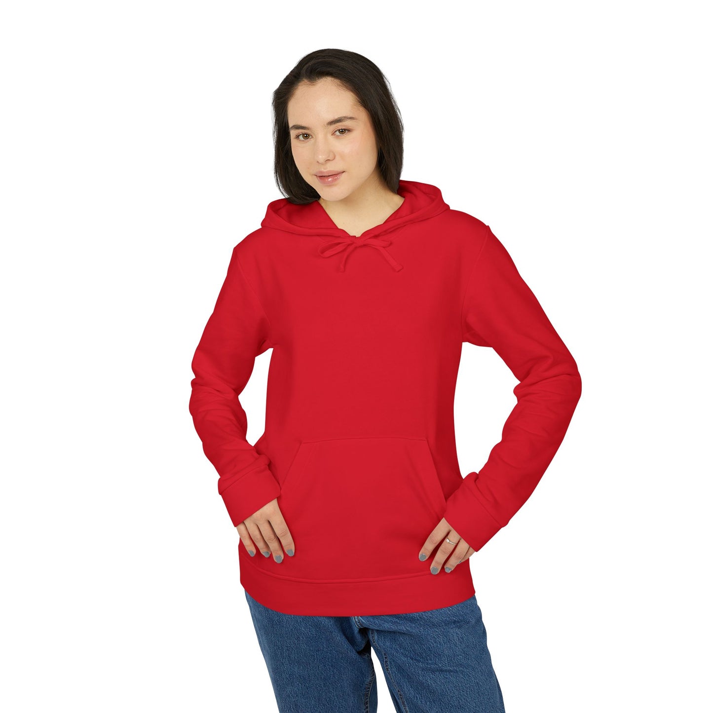 Adidas Cozy Unisex Fleece Hoodie - 'Silent star, deep soul.'
