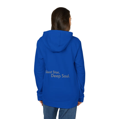 Adidas Cozy Unisex Fleece Hoodie - 'Silent star, deep soul.'