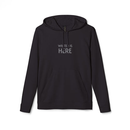 Adidas Cozy Unisex Fleece Hoodie - 'Winter Is Here'