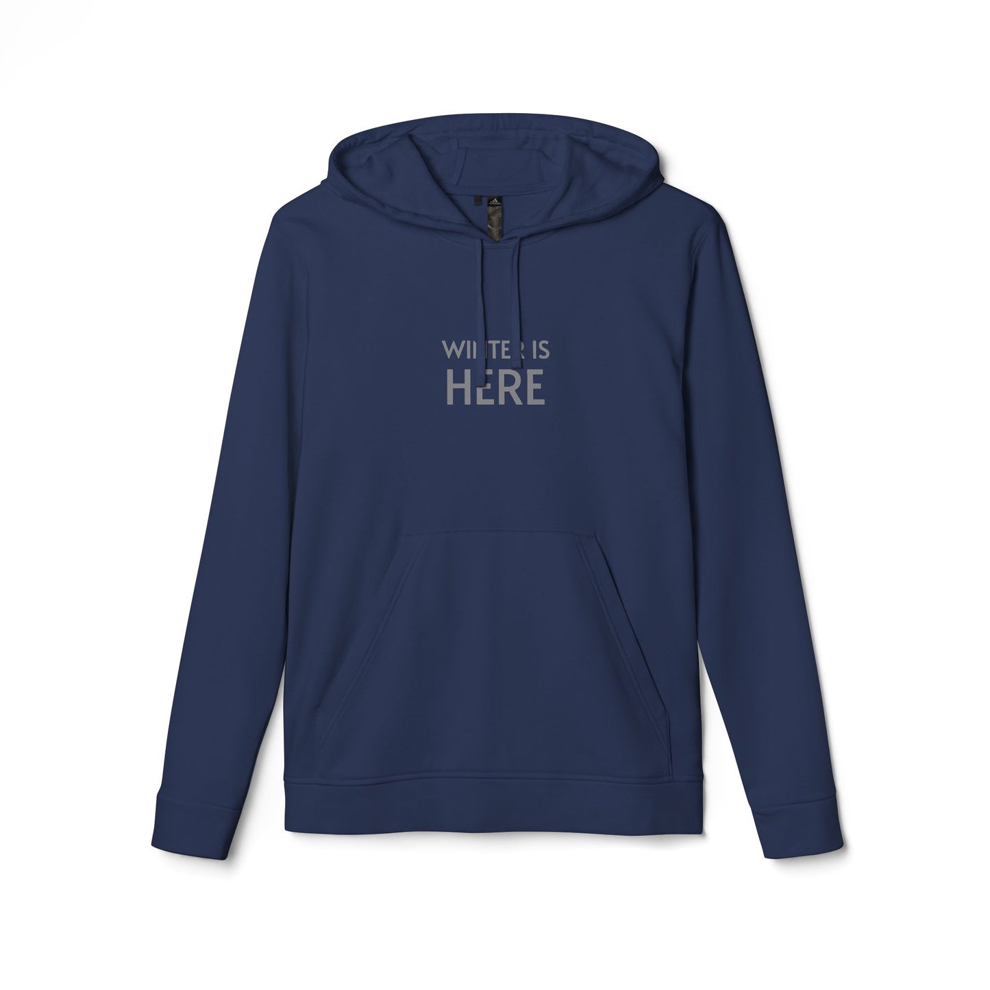 Adidas Cozy Unisex Fleece Hoodie - 'Winter Is Here'
