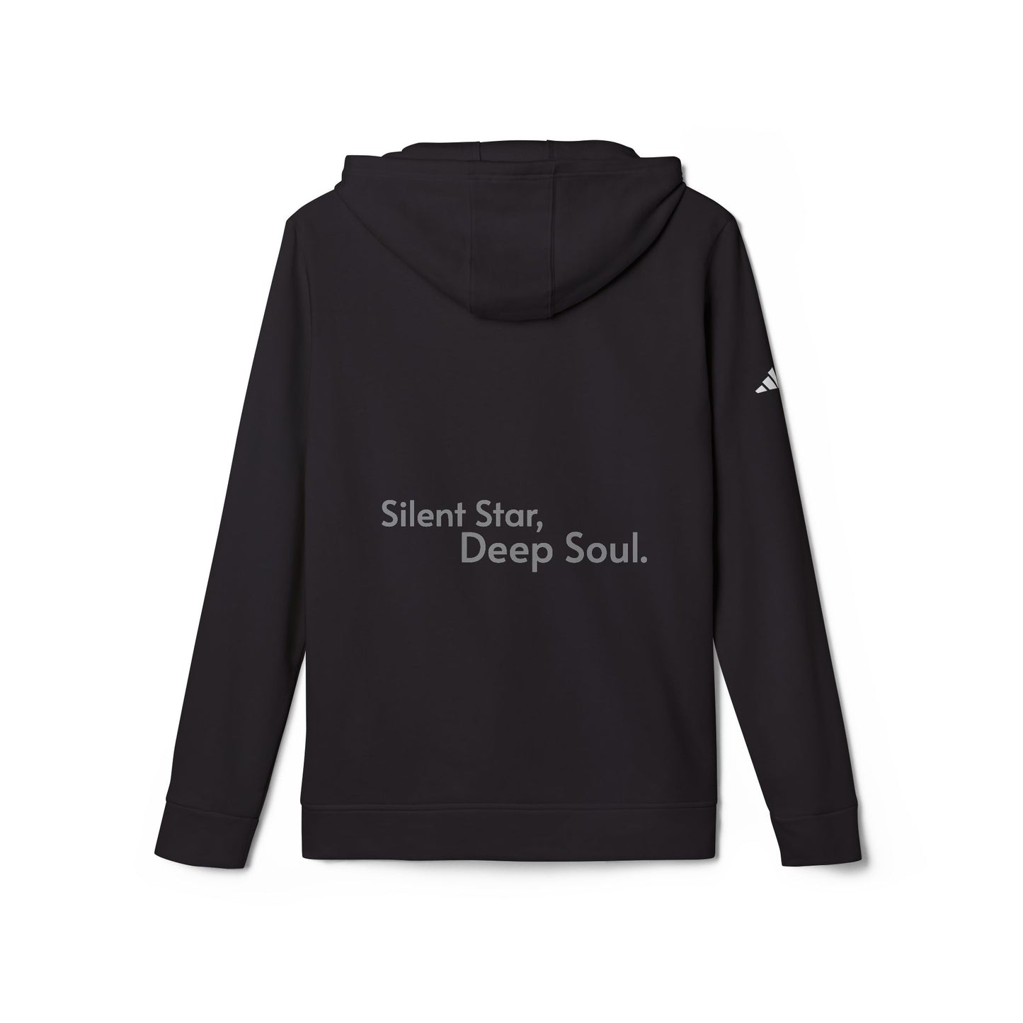 Adidas Cozy Unisex Fleece Hoodie - 'Silent star, deep soul.'