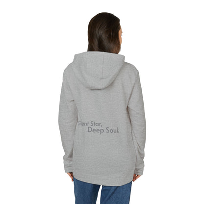 Adidas Cozy Unisex Fleece Hoodie - 'Silent star, deep soul.'