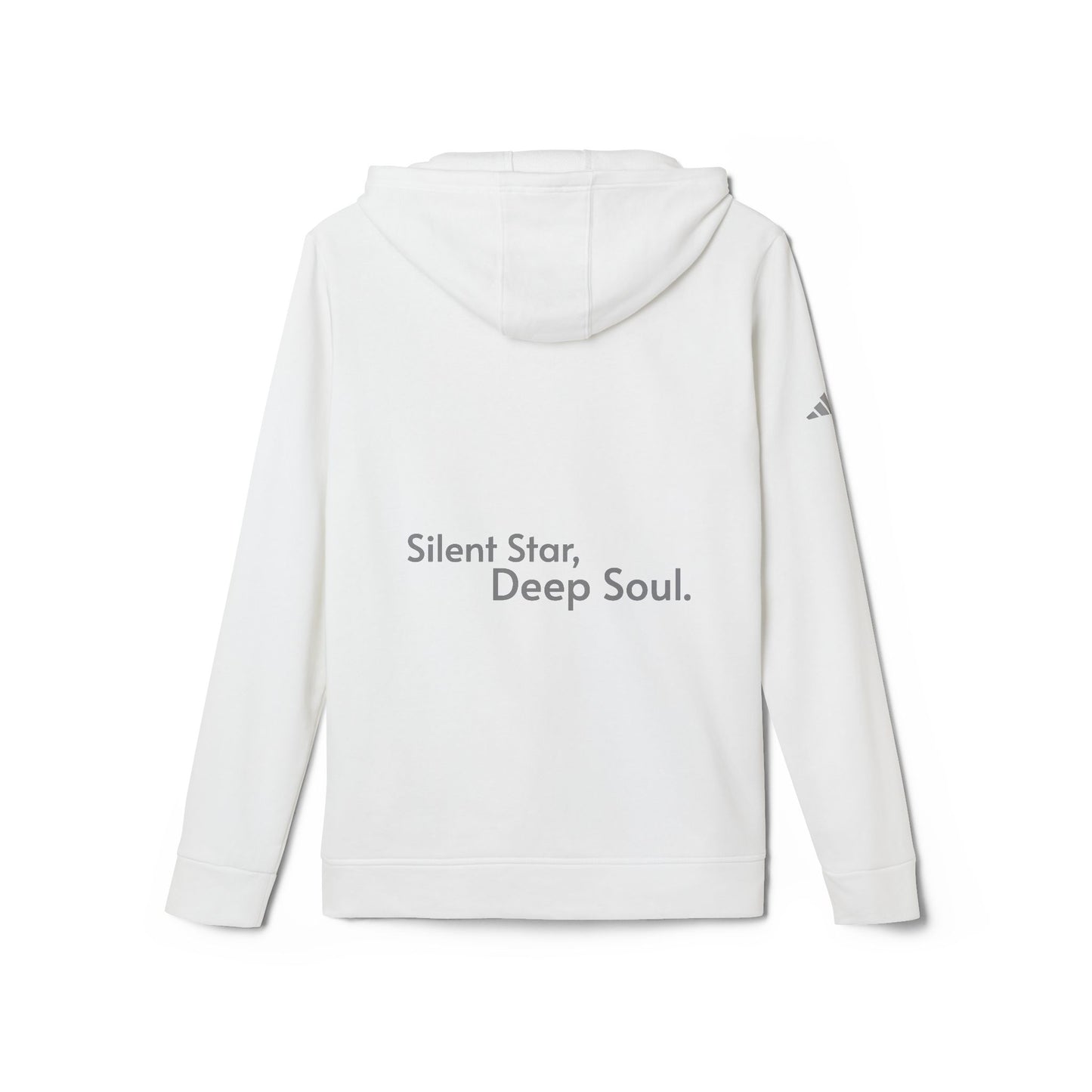 Adidas Cozy Unisex Fleece Hoodie - 'Silent star, deep soul.'