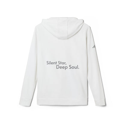 Adidas Cozy Unisex Fleece Hoodie - 'Silent star, deep soul.'