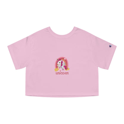 Champion Cropped T-Shirt - Unicorn