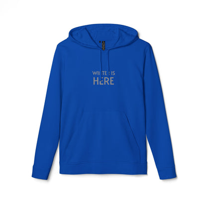 Adidas Cozy Unisex Fleece Hoodie - 'Winter Is Here'