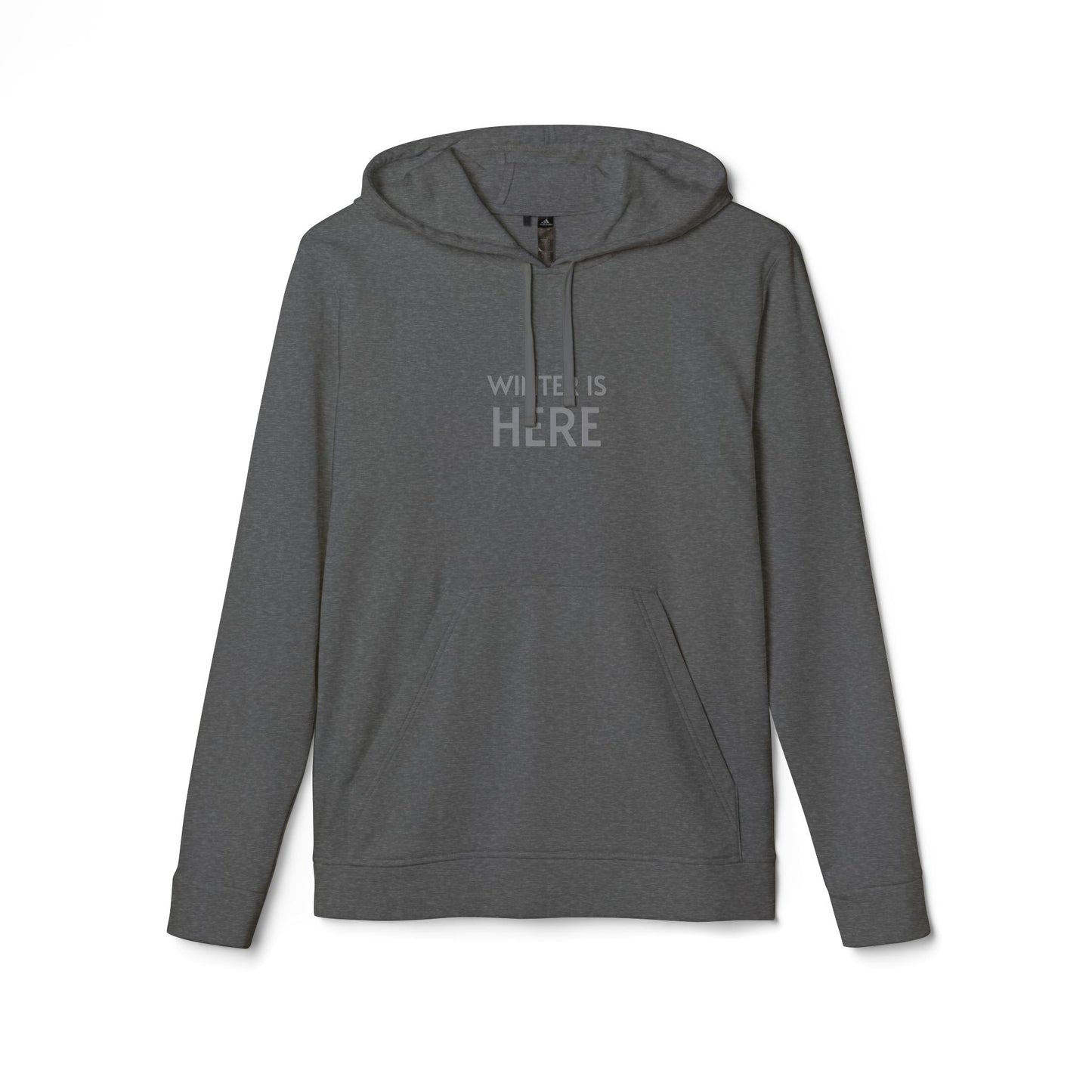 Adidas Cozy Unisex Fleece Hoodie - 'Winter Is Here'